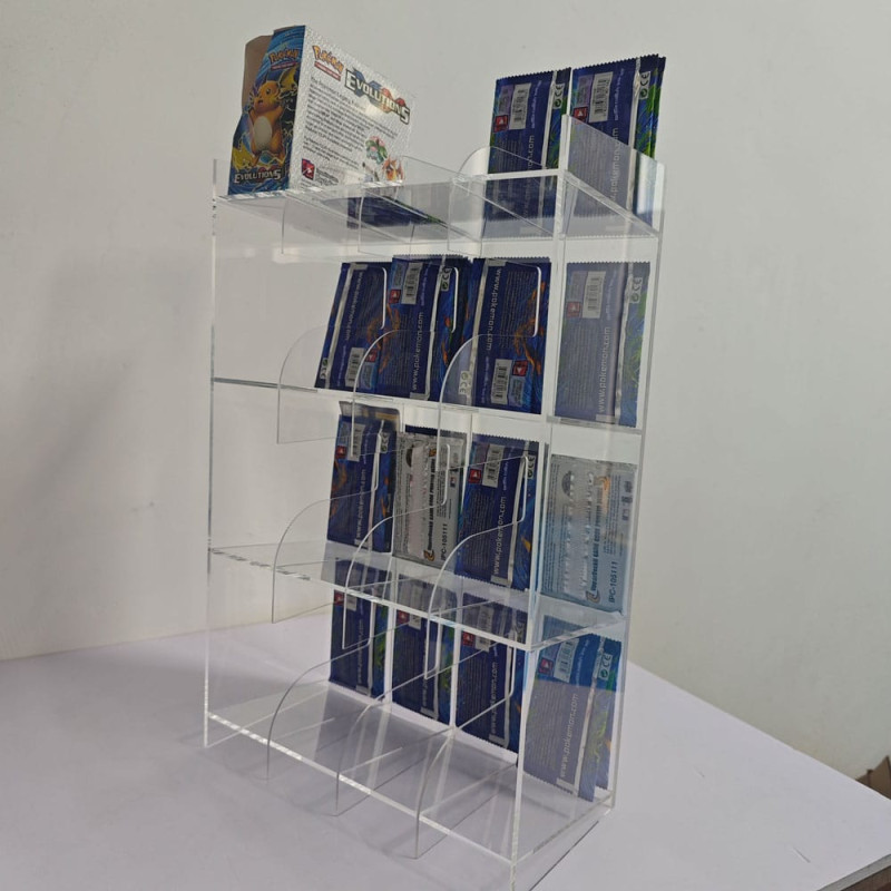 Acryl Counter Display for Trading Card Booster Packs 1