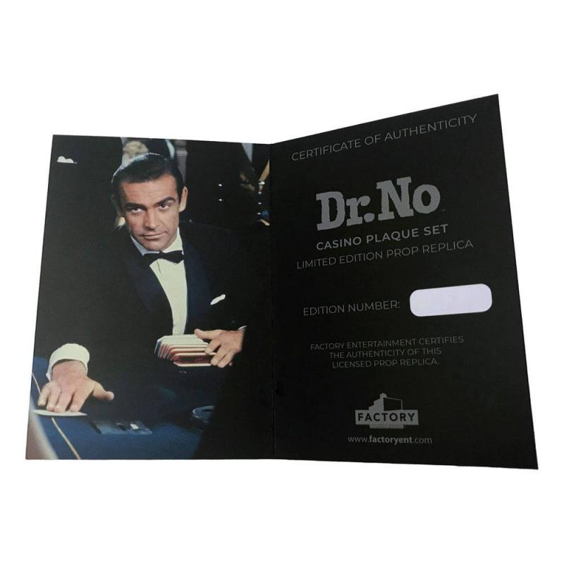 James Bond: Dr. No Casino Plaques Limited Edition Replica - Factory Entertainment