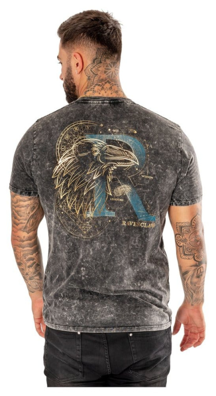 Harry Potter T-Shirt Ravenclaw Acid Wash Size XXL 2