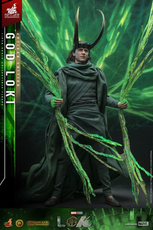 Loki DX Action Figure 1/6 God Loki Artisan Edition Hot Toys Exclusive 31 cm 8