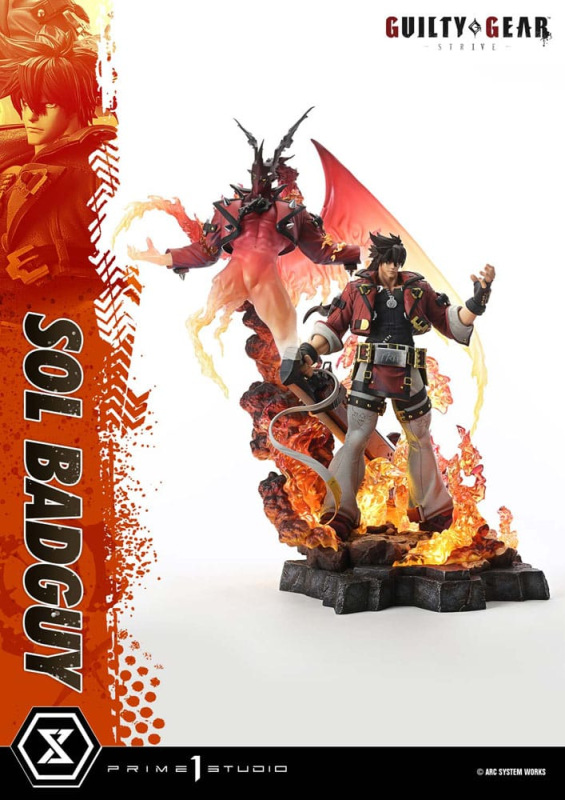 Guilty Gear Strive Ultimate Premium Masterline Series Statue 1/4 Sol Badguy Version 82 cm 10