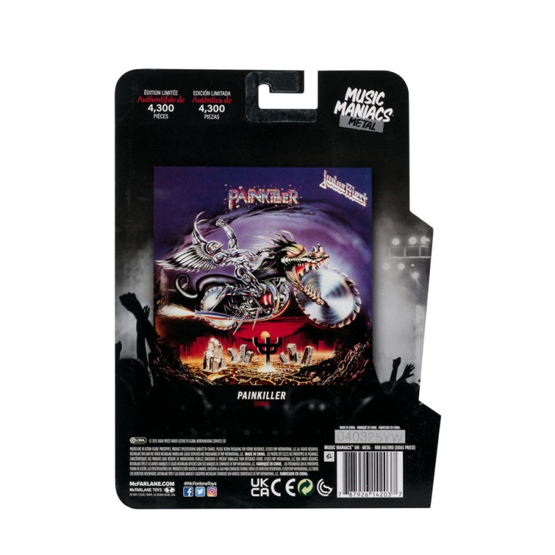 Judas Priest Music Maniacs Heavy Metal Action Figure Rob Halford 15 cm 7