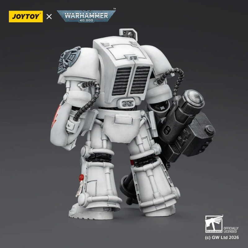 Warhammer 40,000 Action Figure White Scars Terminator 3 with Power Fist and Assault Cannon 14 cm 3