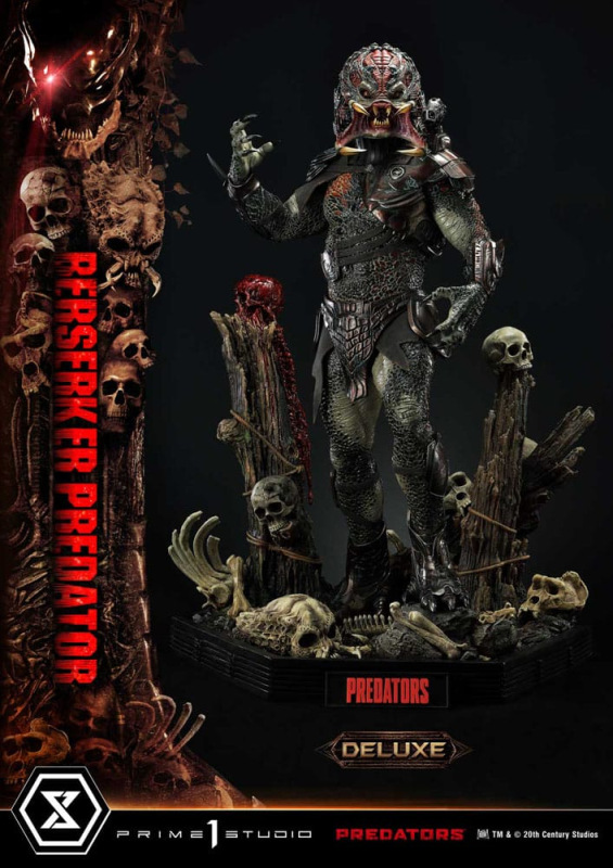 Predators Statue Berserker Predator Deluxe Version 100 cm 7