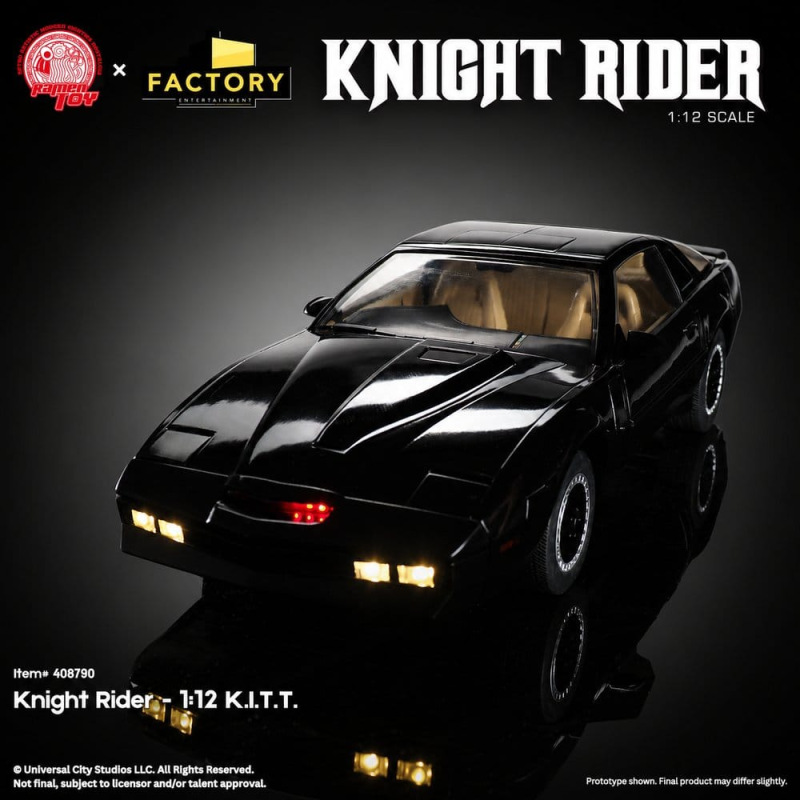 Knight Rider Action Figure 1/12 K.I.T.T. with Michael Knight 2