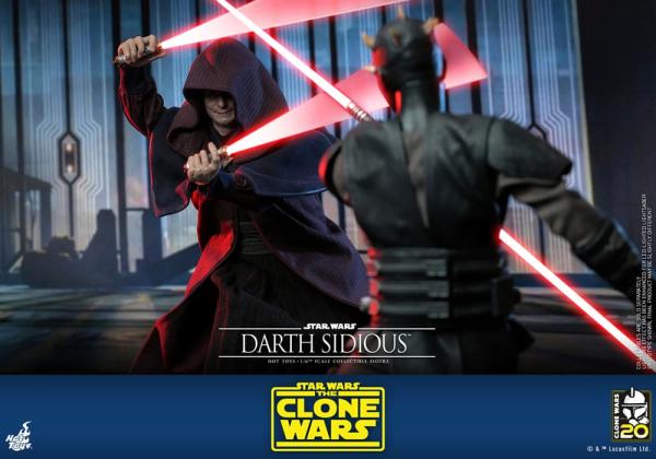 Star Wars The Clone Wars: Darth Sidious 1/6 Action Figure - Hot Toys