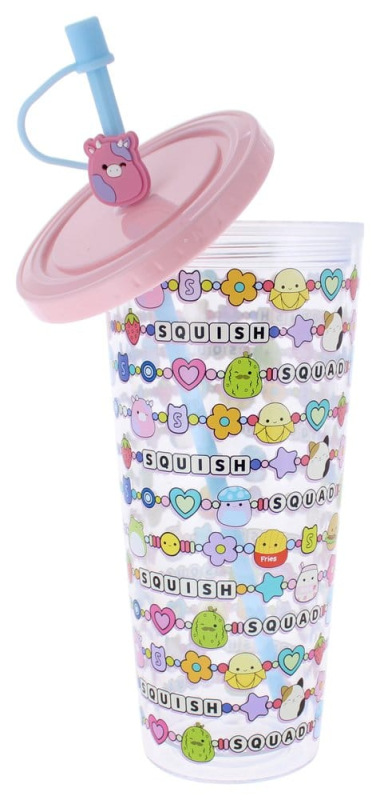 Squishmallows Tumbler with Straw Squish Squad 700 ml 2