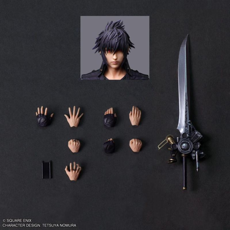 Final Fantasy VII Rebirth Play Arts Shin Action Figure Noctis Lucis Caelum 27 cm 8