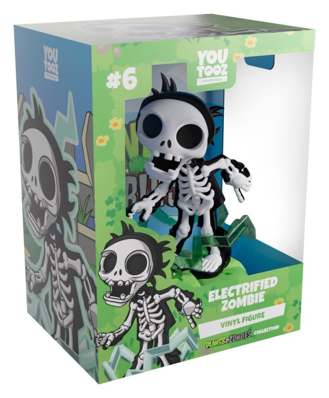 Plants vs. Zombies Vinyl Figure Electrified Zombie 12 cm 3