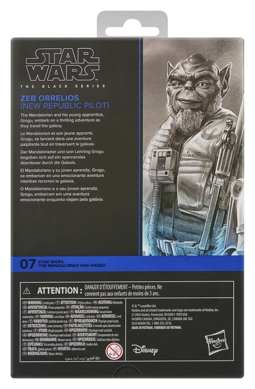 Star Wars: The Mandalorian & Grogu Black Series Action Figure Garazeb “Zeb” Orrelios 15 cm 2