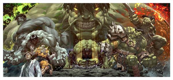 Marvel: Hulk Legacy 71 x 33 cm Art Print - Sideshow Collectibles