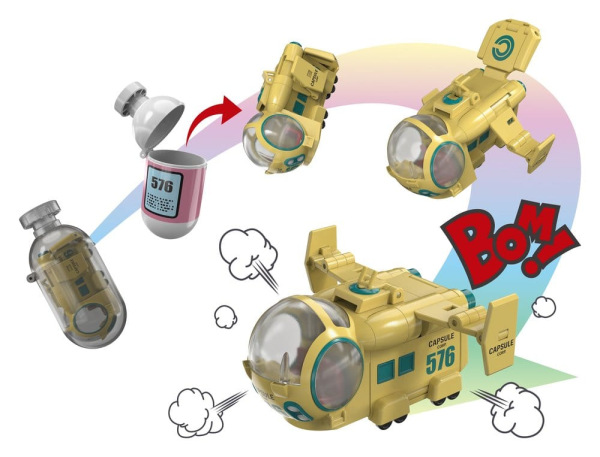 Dragon Ball Z Changearts Action Figure Hoi-Poi Capsule No. 576 Bulma's Airplane 8 cm 1