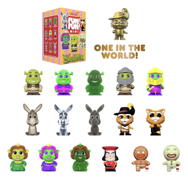 Shrek Fun! Fun! Mini Figures Wave 01 Blind Box Display (9) 3