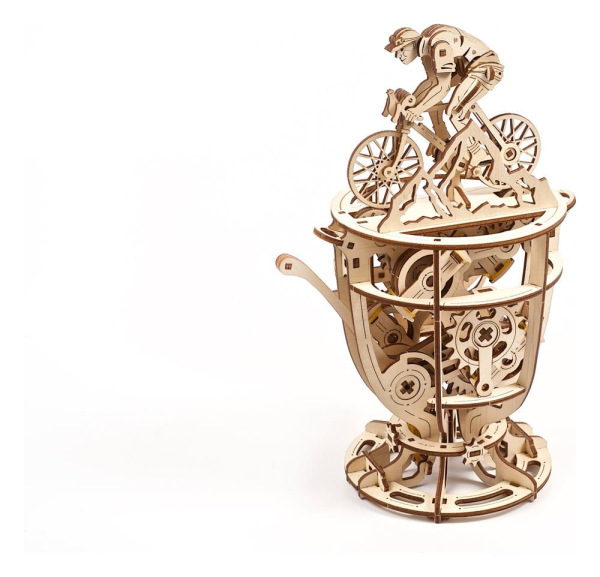 Ugears 3D Wooden Puzzle Automaton Cyclist 4