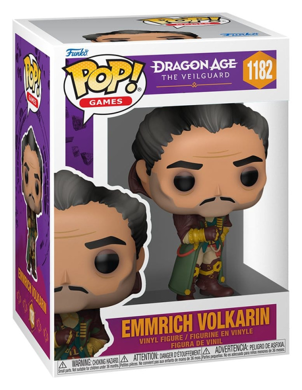 Dragon Age: The Veilguard POP! Games Vinyl Figure Emmrich Volkarin 9 cm 1