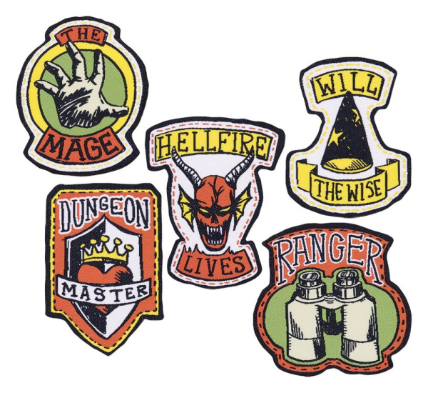 Stranger Things Fabric Patches 5-Pack 8