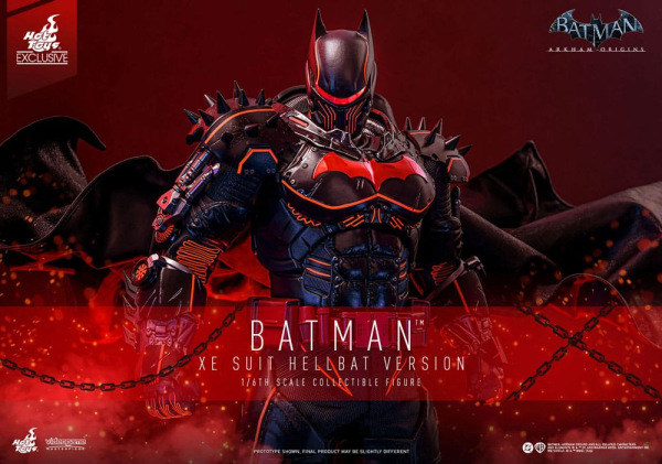 Batman Arkham Origins Videogame Masterpiece Action Figure 1/6 XE Suit Hellbat Version Hot Toys Exclu 1
