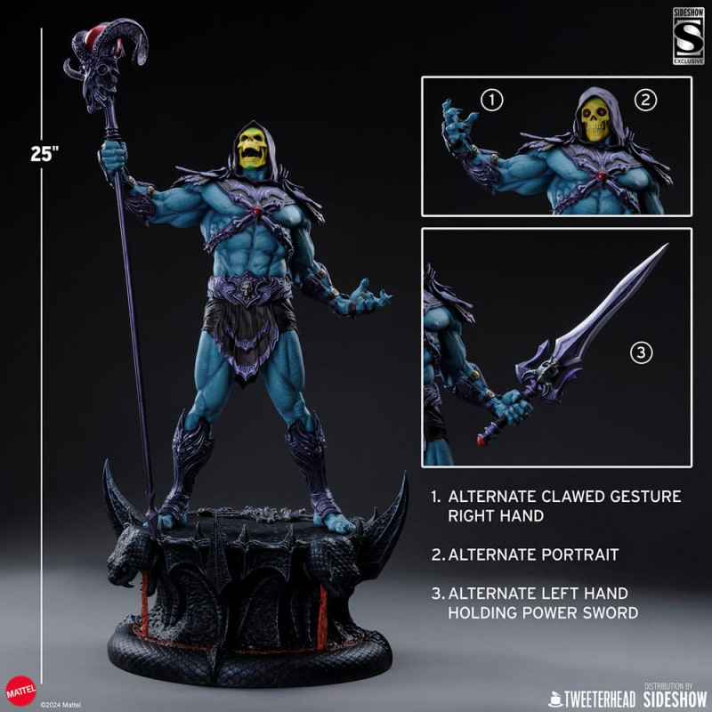 Masters of the Universe Legends Maquette 1/5 Skeletor (Classic Edition) Sideshow Exclusive 63 cm 5