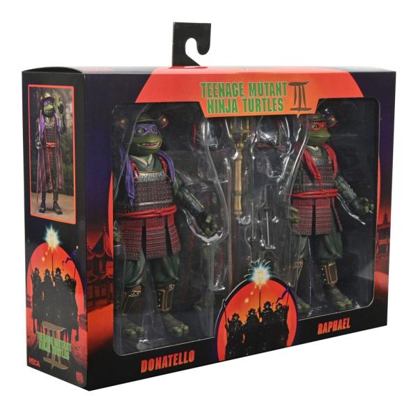 Teenage Mutant Ninja Turtles III Action Figure 2-Pack Donatello & Raphael 18 cm 3