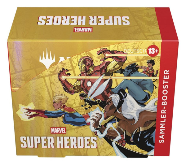 Magic the Gathering Marvel Super Heroes Collector Booster Display (12) german 5