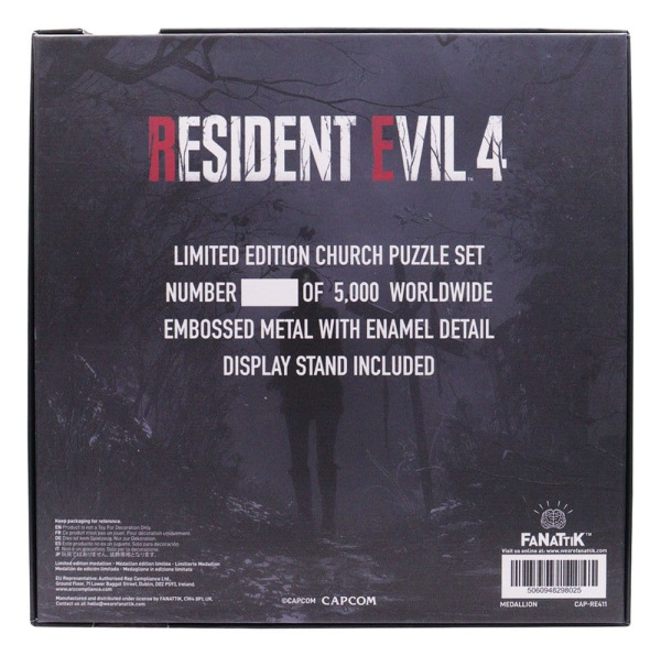Resident Evil 4 Replica Church Puzzle Medallion Set 7