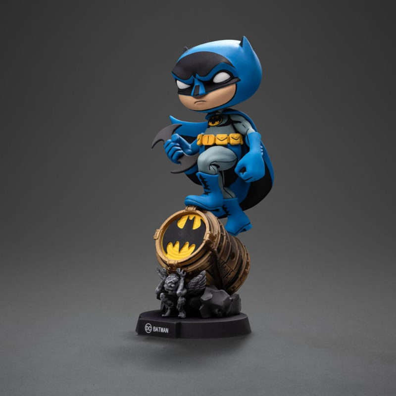 Batman Mini Co. PVC Figure Batman on Bat-Signal (Blue Variant) 15 cm 2