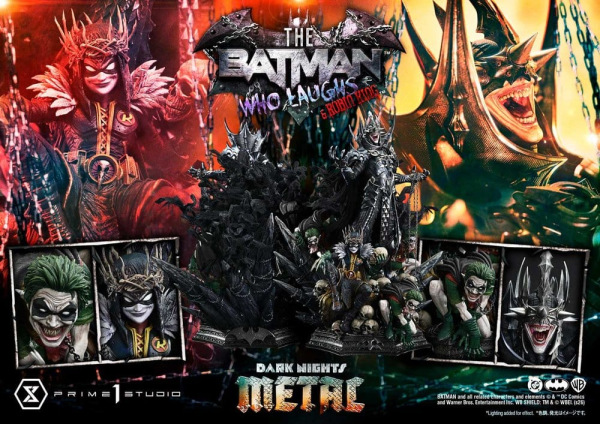 DC Comics Museum Masterline Statue 1/3 Dark Nights: Death Metal The Batman Who Laughs & Robin King 8 5