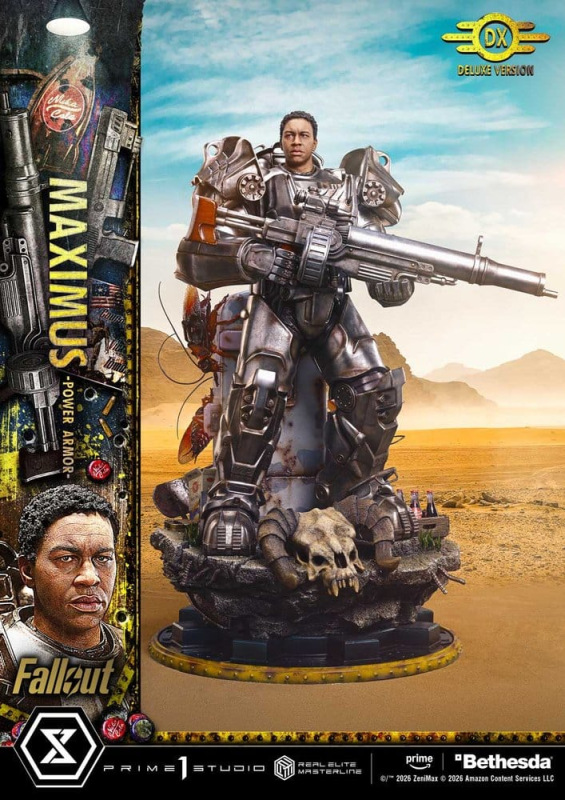 Fallout Real Elite Masterline Statue 1/4 Maximus Power Armor Deluxe Version 67 cm 3