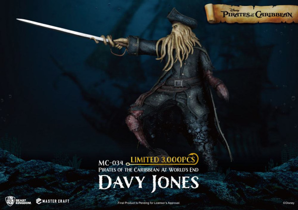 Pirates of the Caribbean: At World's End Master Craft Statue Davy Jones 42 cm 7