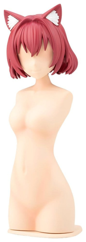 Sousai Shojo Teien Model Kit Accessory Set Arranged Wigs Animal Ears Bob Cat 9 cm
