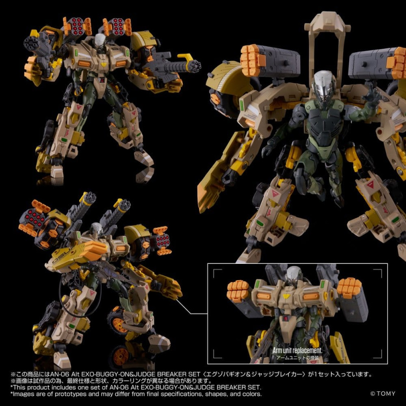Altered Nano AN-06 Action Figure Alt Exo-Buggy-On & Judge Breaker Set 16 cm 4