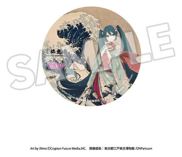 Katsushika Hokusai x Hatsune Miku Pins 6 cm Blind Box Assortment (8) 3