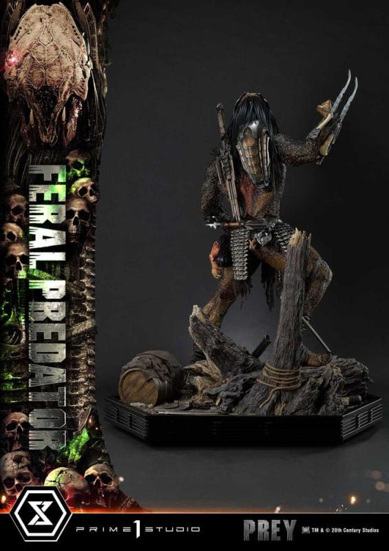 Prey (Movie) Museum Masterline Series Statue 1/3 Feral Predator 89 cm 9