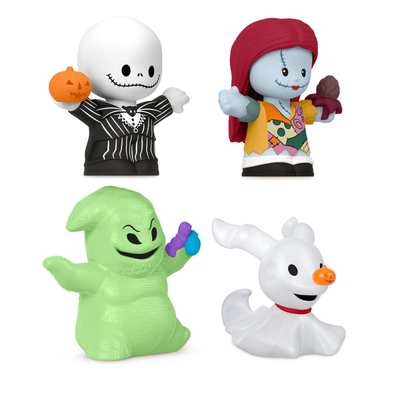 The Nightmare Before Christmas Fisher-Price Little People Collector Mini Figures 4-Pack 7 cm 7