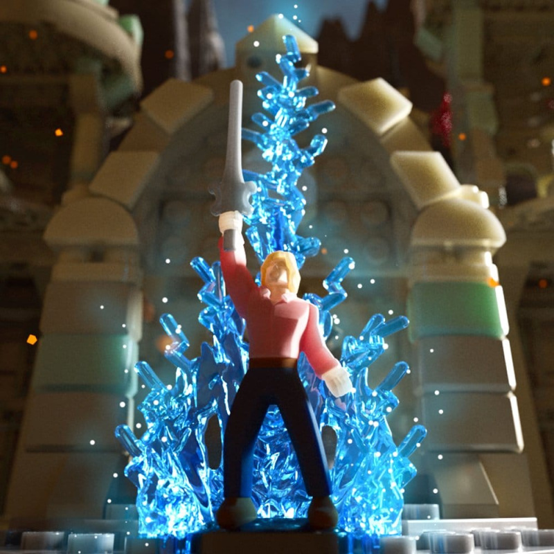 Masters of the Universe Mattel Brick Shop Construction Set Castle Grayskull 7