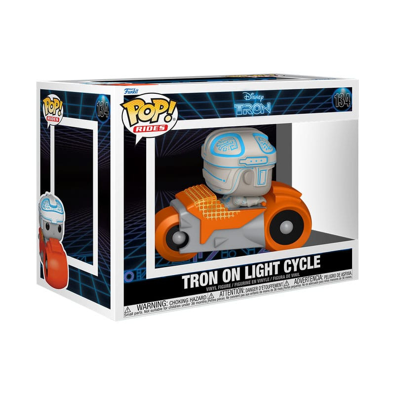 Tron(1982) POP! Rides Deluxe Vinyl Tron w/Cycle 9 cm 1
