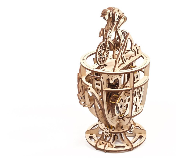 Ugears 3D Wooden Puzzle Automaton Cyclist 12