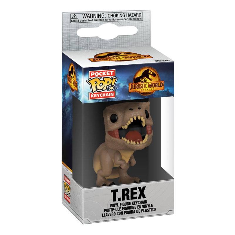 Jurassic World 3 POP! Vinyl Keychains 4 cm T-Rex Display (12) 1