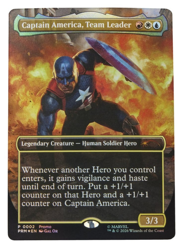Magic The Gathering: Marvel Super Heroes Marvel Legends Action Figure Captain America (Avengers: Twi 6