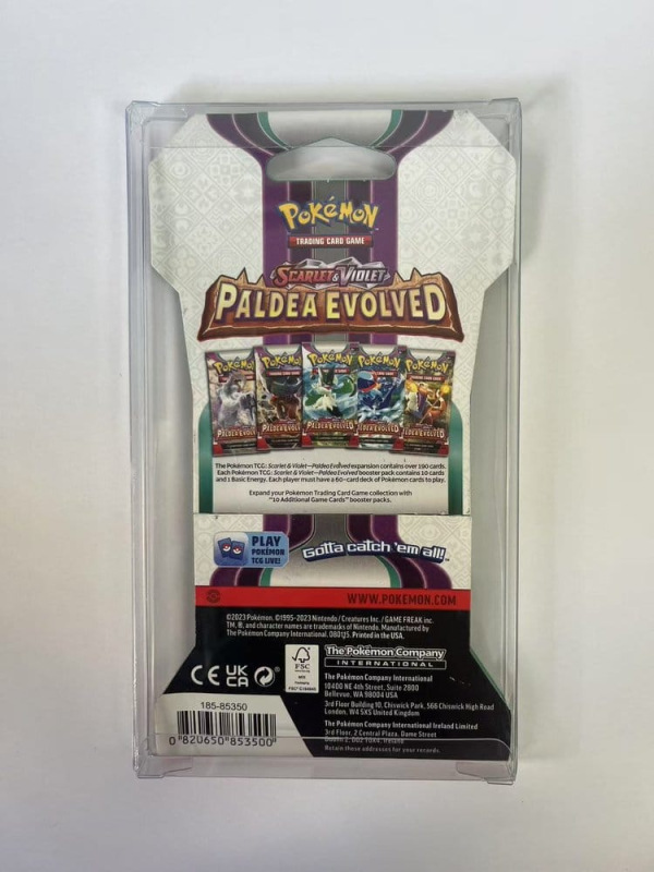 Evoretro PET Protectors for Pokémon TCG Booster Pack 0 mm (10-Pack) 3