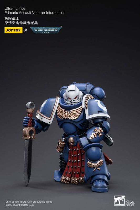 Warhammer 40k: Ultramarines Assault Veteran Intercessor 1/18 Action Figure - Joy Toy (CN)