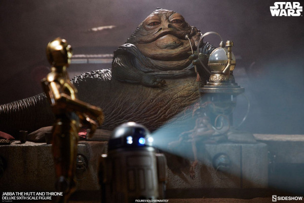 Star Wars Episode VI Action Figure 1/6 Jabba the Hutt & Throne Deluxe 34 cm 2