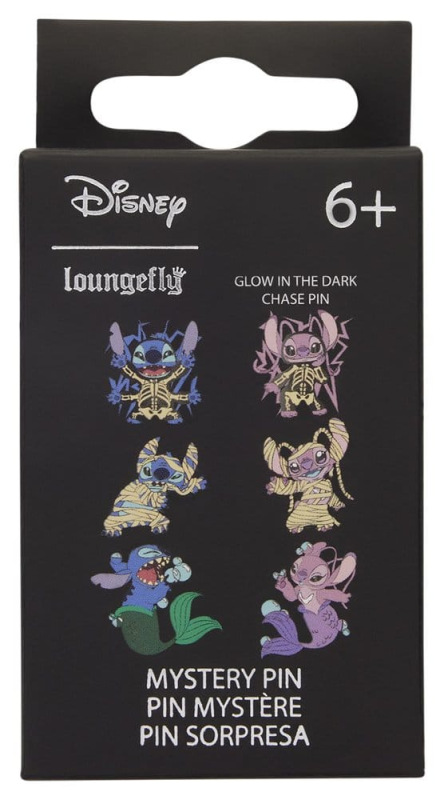Lilo & Stitch by Loungefly Enamel Pins Stitch & Angel Halloween Costumes Blind Display (12) 1
