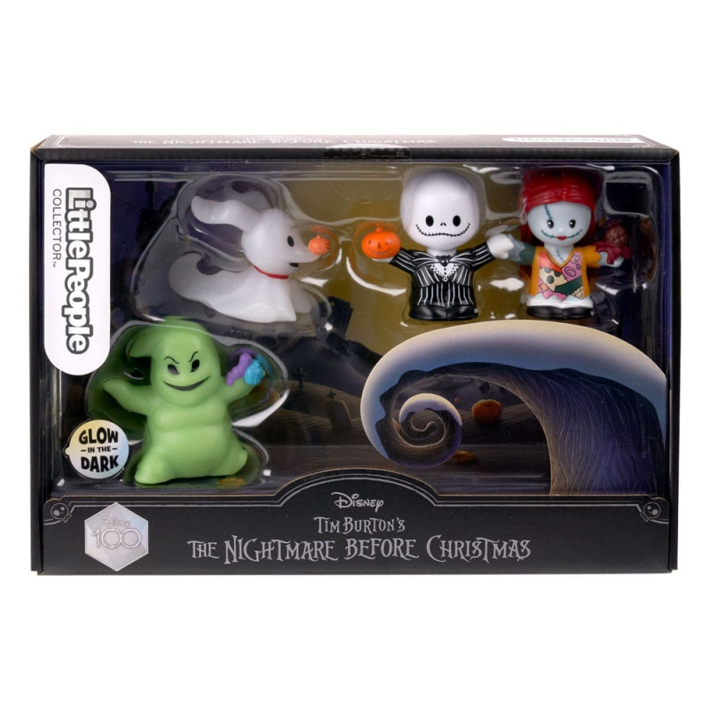 The Nightmare Before Christmas Fisher-Price Little People Collector Mini Figures 4-Pack 7 cm 1