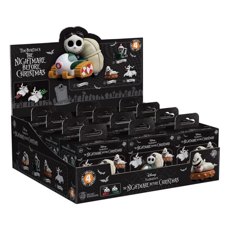 Nightmare Before Christmas Zoom Hero Pullback Vehicles with Figures (Blind Box Ver.) Assortment (12) 4