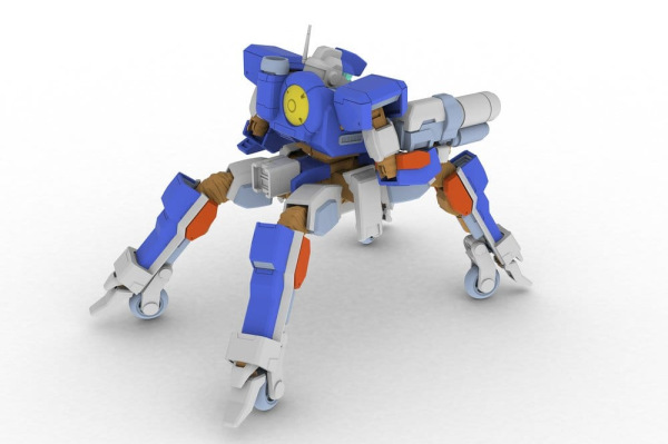 Wolf Fang Sky Fang 2001 Plastic Model Kit TYPE03 Karyu 12 cm 9