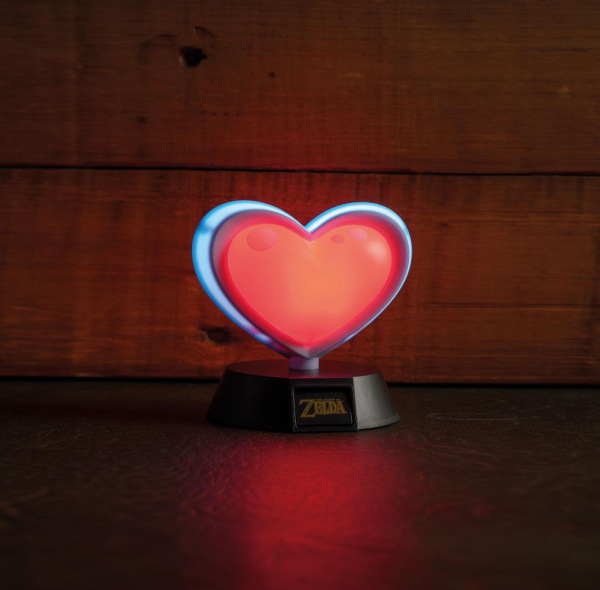 Legend of Zelda 3D Light Heart Container 10 cm