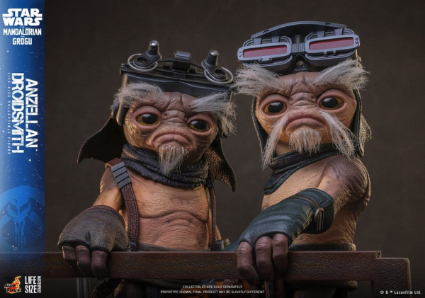 Star Wars: The Mandalorian & Grogu Life-Size Figure Anzellan Droidsmith 27 cm 8