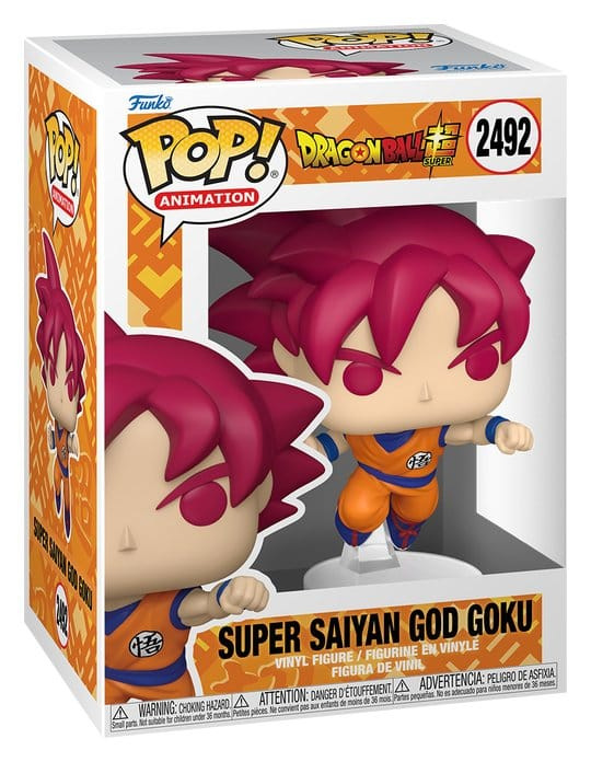 Dragon Ball Super POP! Animation Vinyl Figure Goku (Red) 9 cm 1