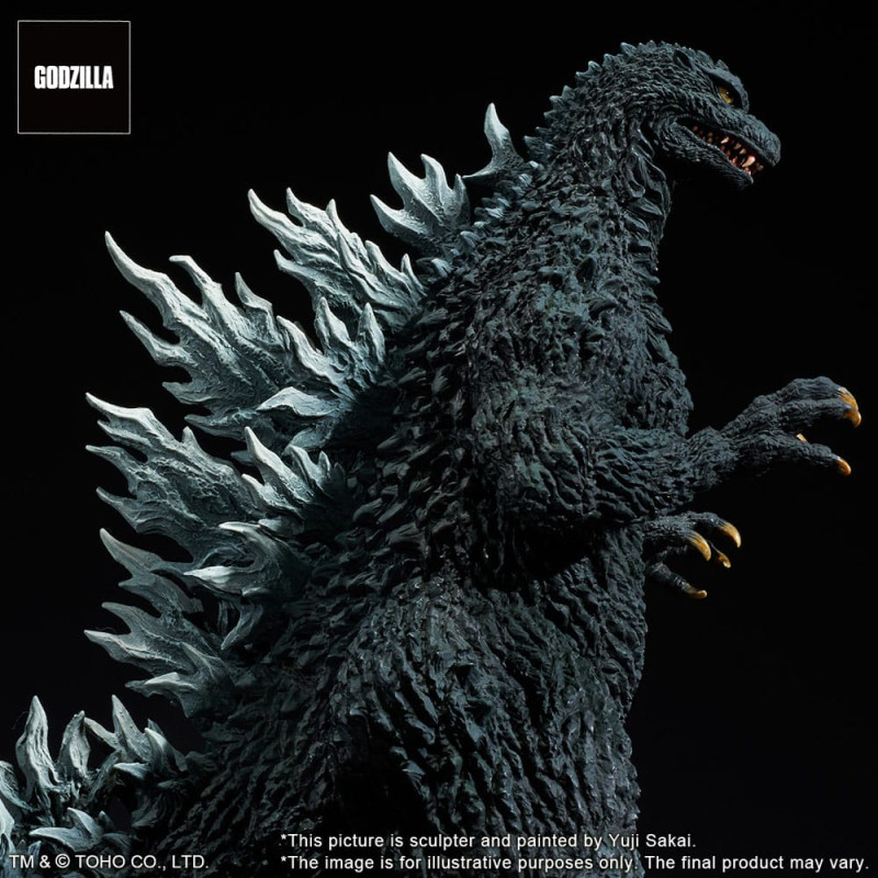 Godzilla against Mechagodzilla 2002 TOHO Yuji Sakai Modeling Collection PVC Statue Godzilla Battle i 4